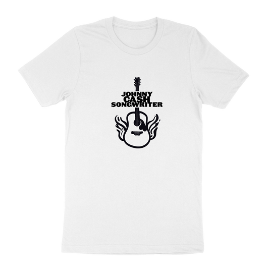JOHNNY CASH FLAMING GUITAR T-SHIRT