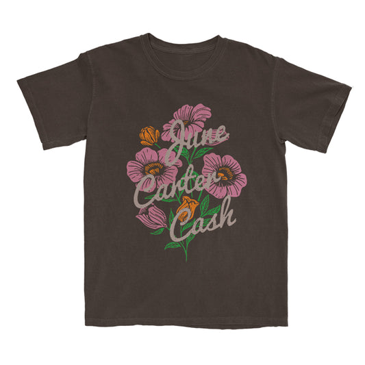 JUNE CARTER CASH FLOWERS T-SHIRT