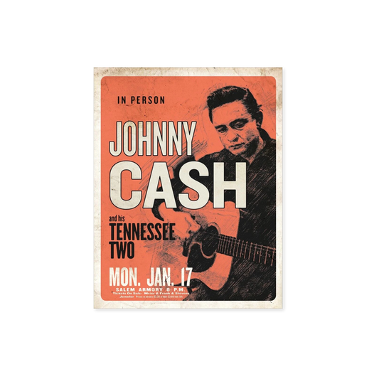 CASH & His Tennessee Two Tin Sign